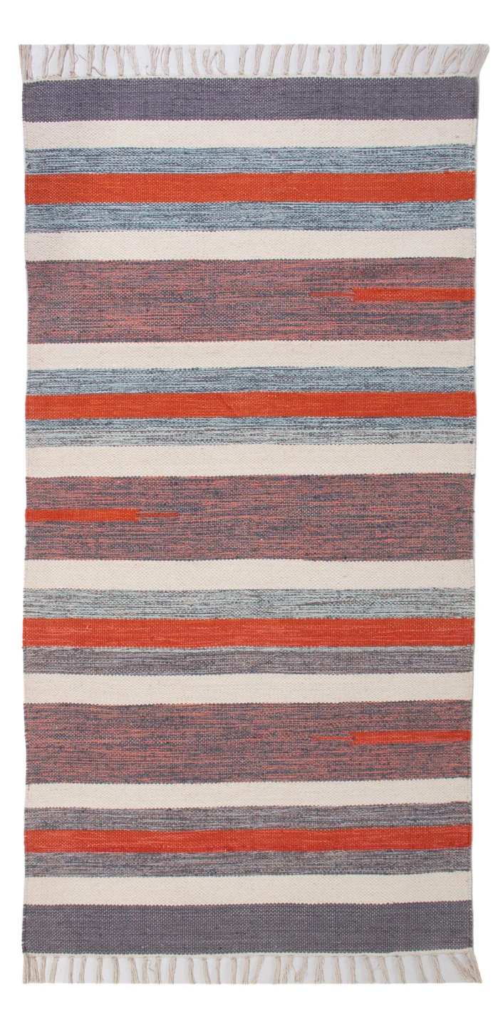 Kelim Modern Teppich 70x150cm - mehrfarbig