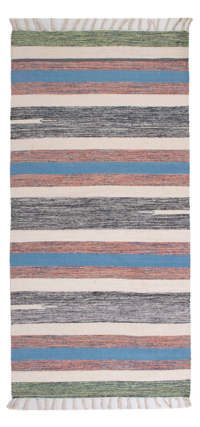 Kelim Modern Teppich 70x150cm - mehrfarbig
