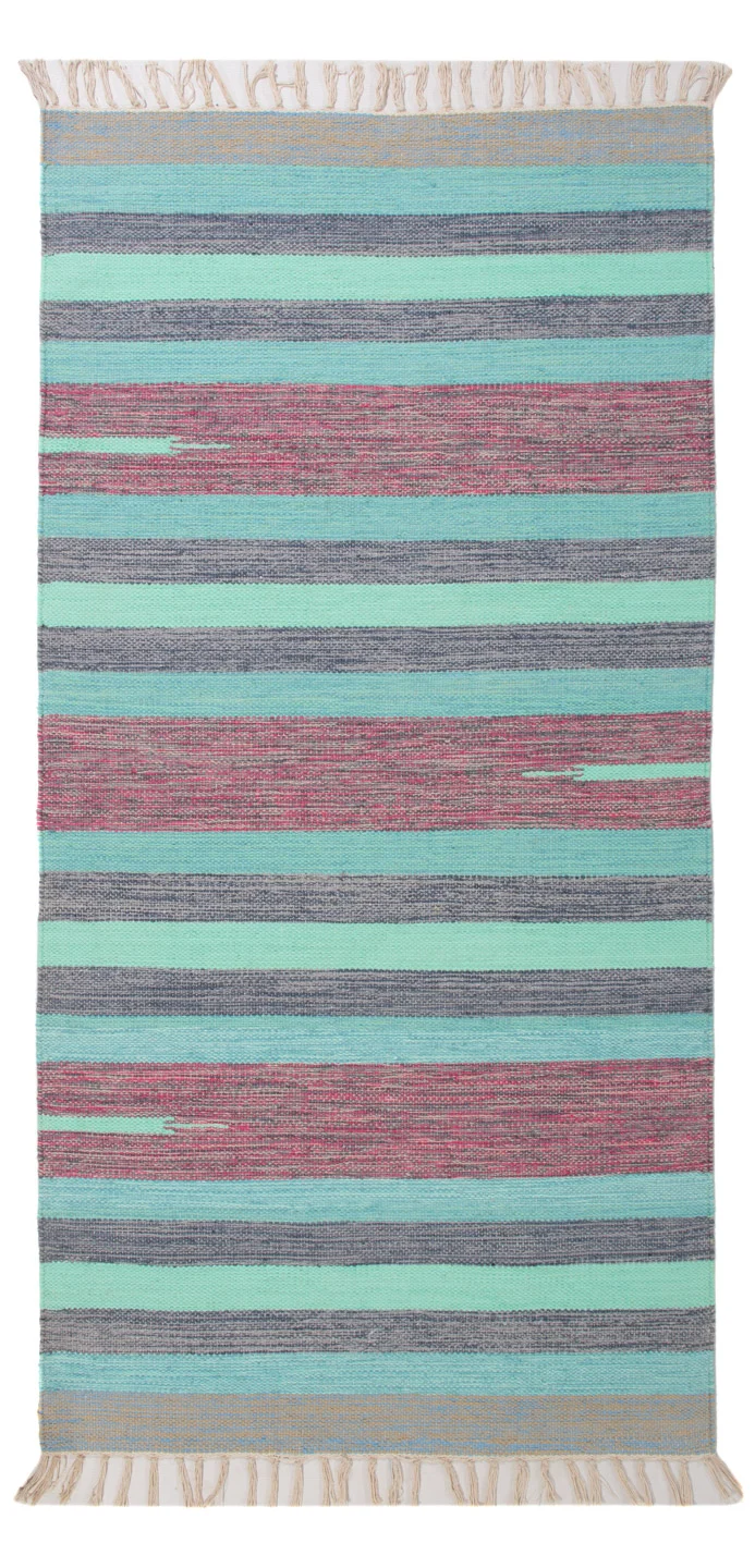 Kelim Modern Teppich 70x150cm - mehrfarbig