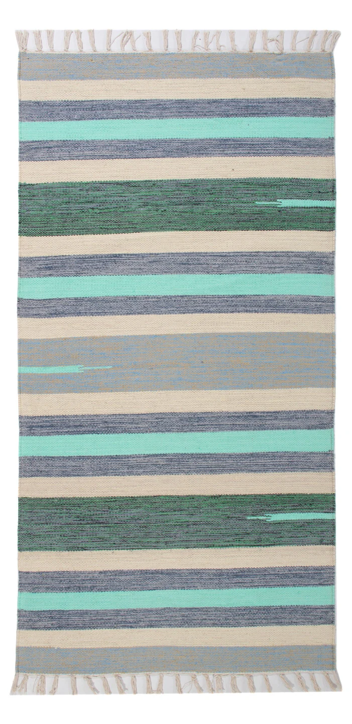 Kelim Modern Teppich 70x150cm - mehrfarbig