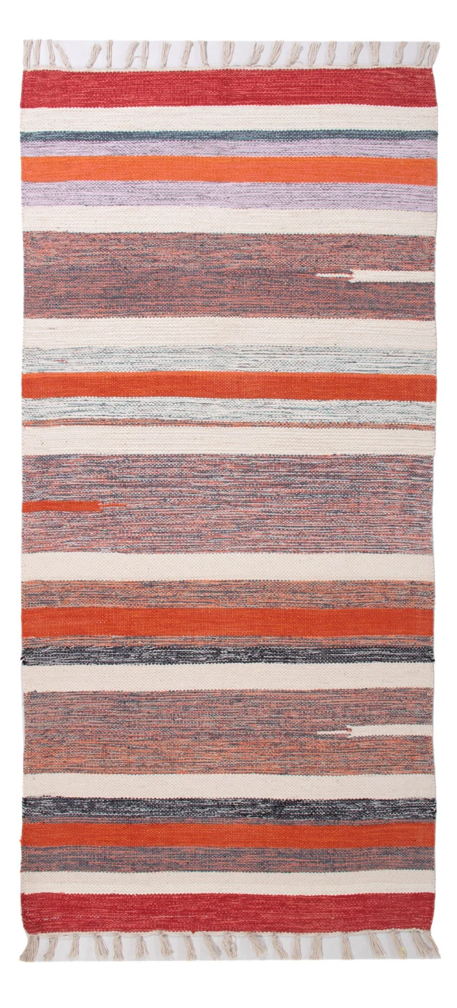 Kelim Modern Teppich 70x150cm - mehrfarbig