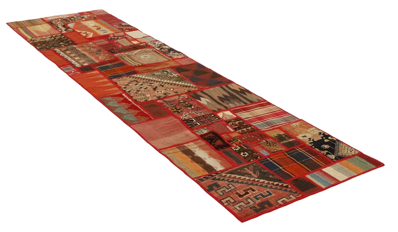 MY-RUG Teppich "Modern Patchwork " Geometrische Muster, Handgeknüpft