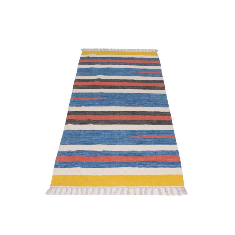 Kelim Modern Teppich 70x150cm - mehrfarbig
