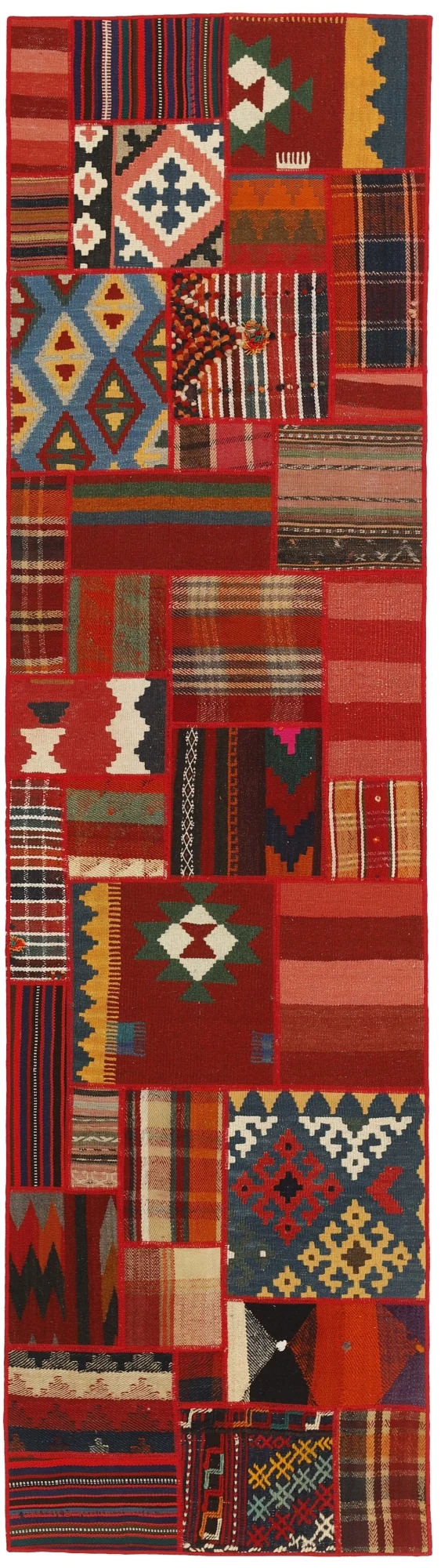MY-RUG Teppich "Modern Patchwork " Geometrische Muster, Handgeknüpft