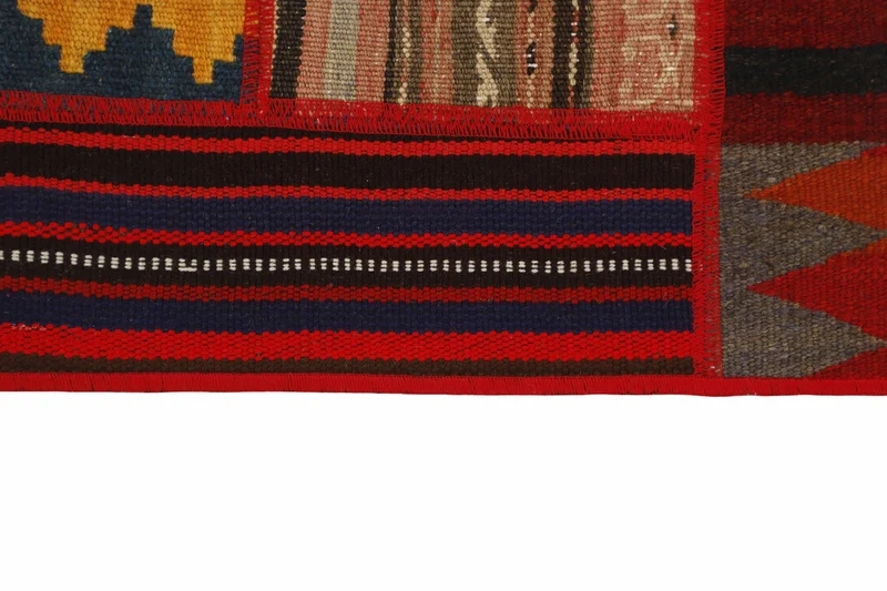 MY-RUG Teppich "Modern Patchwork " Geometrische Muster, Handgeknüpft