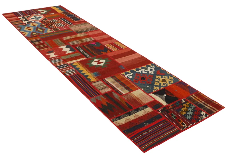 MY-RUG Teppich "Modern Patchwork " Geometrische Muster, Handgeknüpft