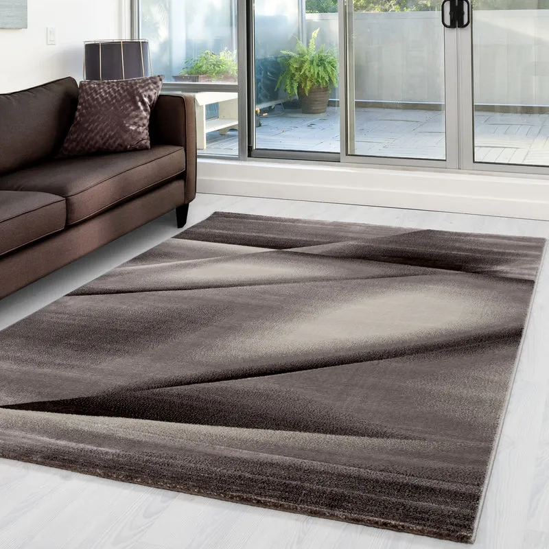 Carpettex Kurzflor Teppich Modernes Muster Pflegeleicht