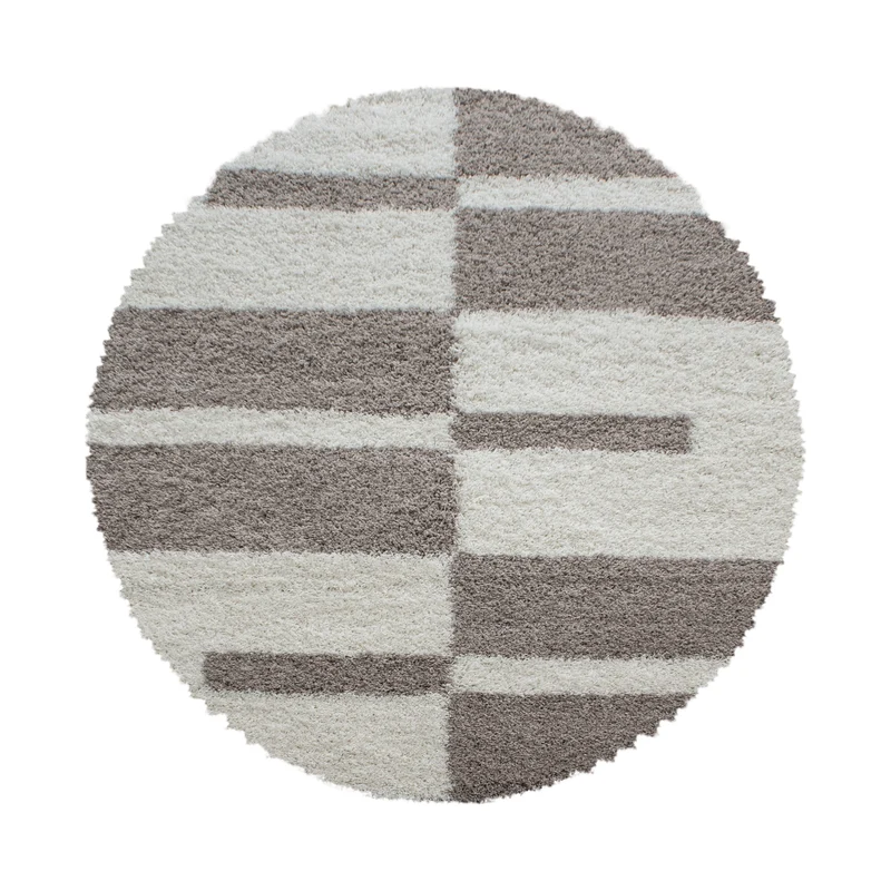 Carpettex Hochflor Teppich Shaggy Karo Weich Pflegeleicht