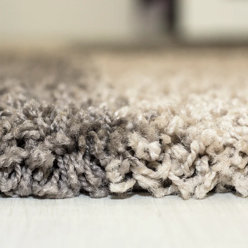 Carpettex Hochflor Teppich Shaggy Karo Weich Pflegeleicht