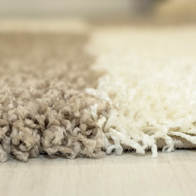 Carpettex Hochflor Teppich Shaggy Karo Weich Pflegeleicht