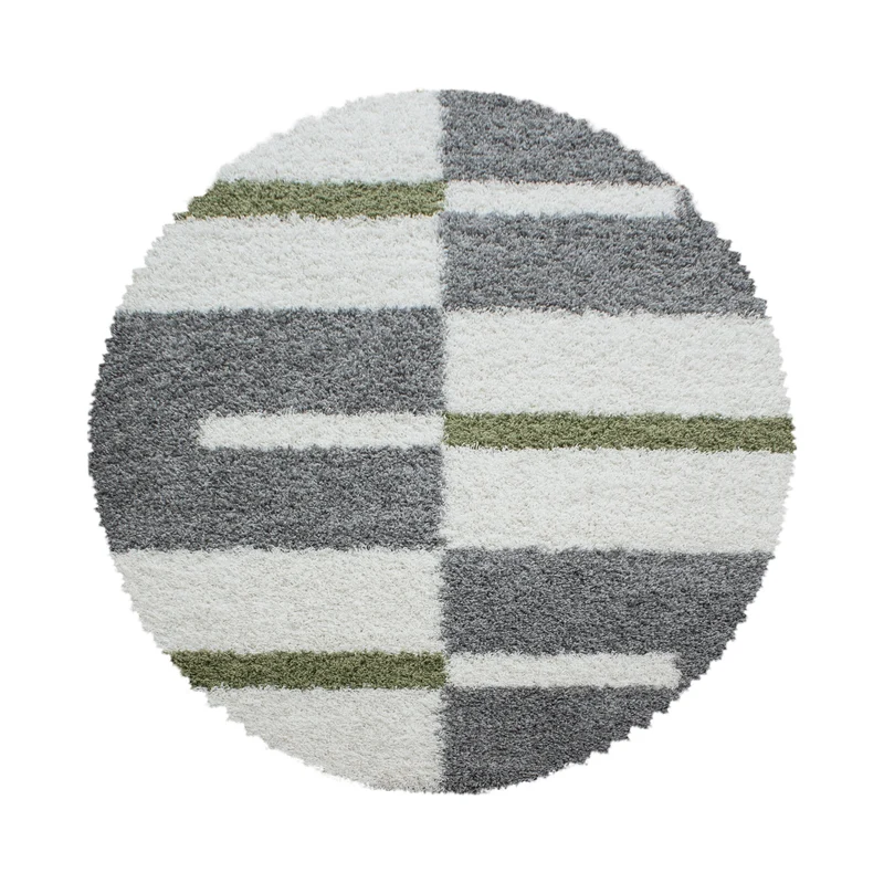 Carpettex Hochflor Teppich Shaggy Karo Weich Pflegeleicht