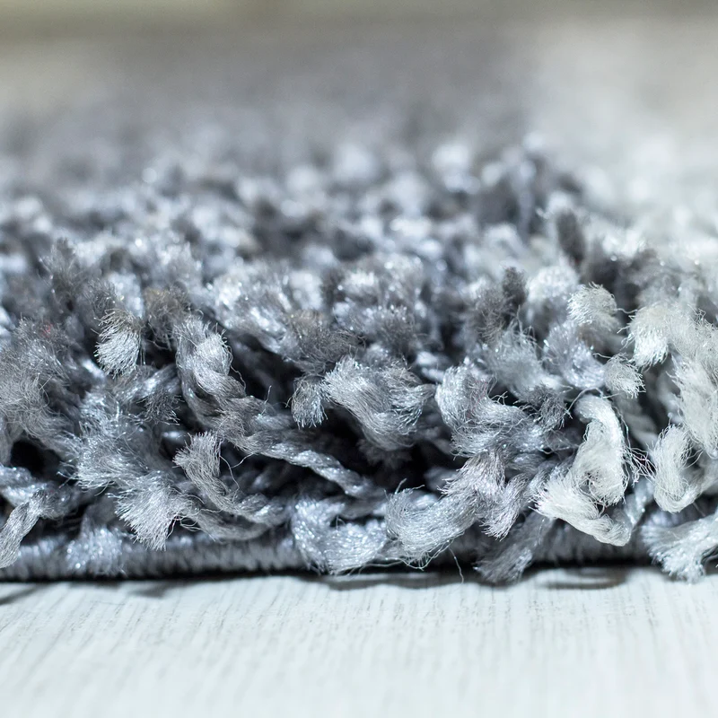 Carpettex Hochflor Teppich Shaggy Karo Weich Pflegeleicht