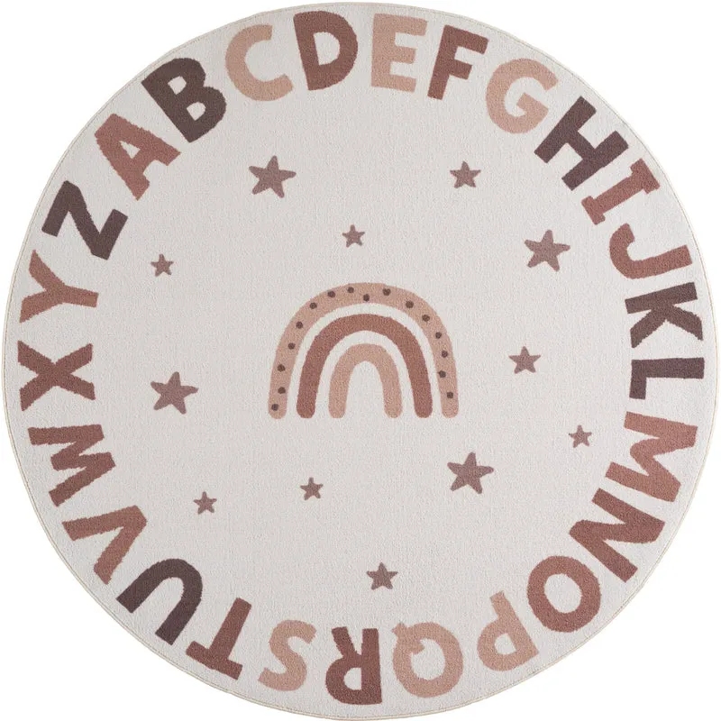 Carpettex Kinderteppich Alphabet Buchstaben Lernteppich