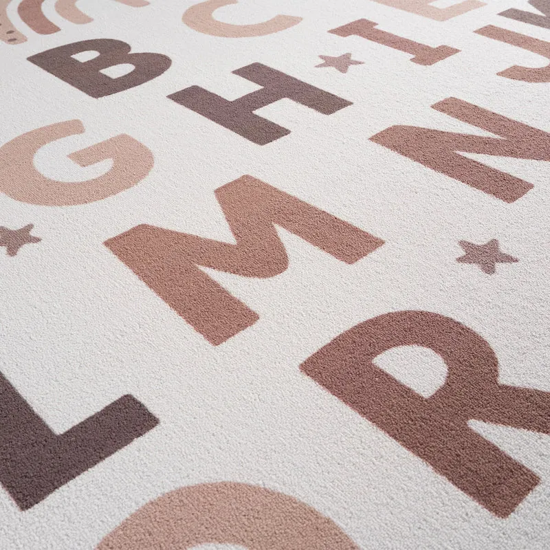 Carpettex Kinderteppich Alphabet Buchstaben Lernteppich