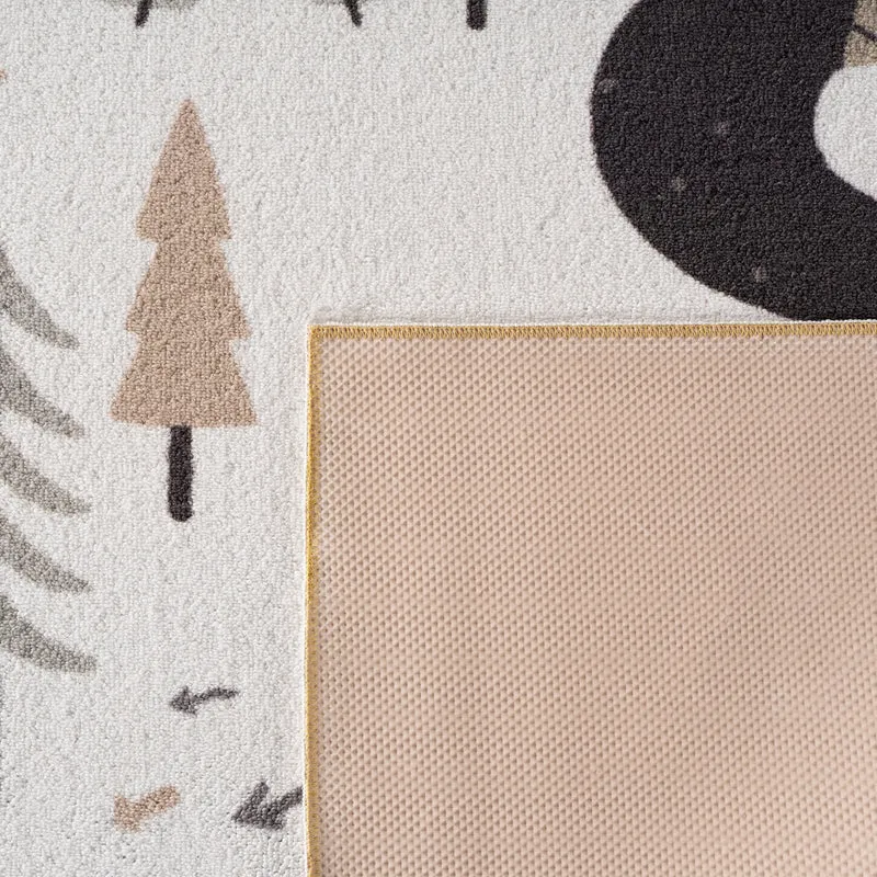Carpettex Kinderteppich Wald Tiere Spielteppich