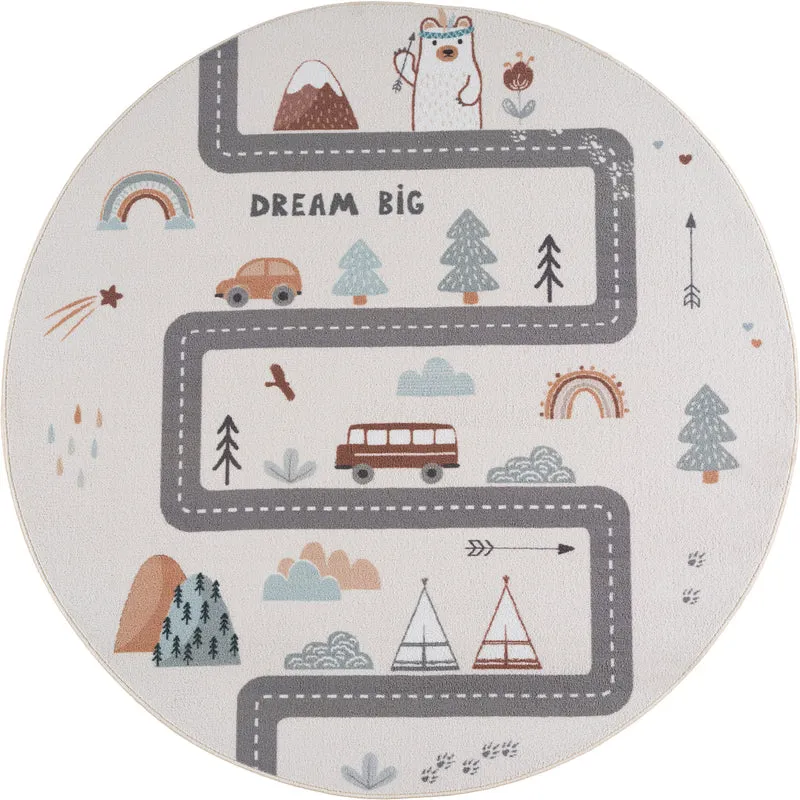 Carpettex Kinderteppich Straße Fahrzeuge Spielteppich