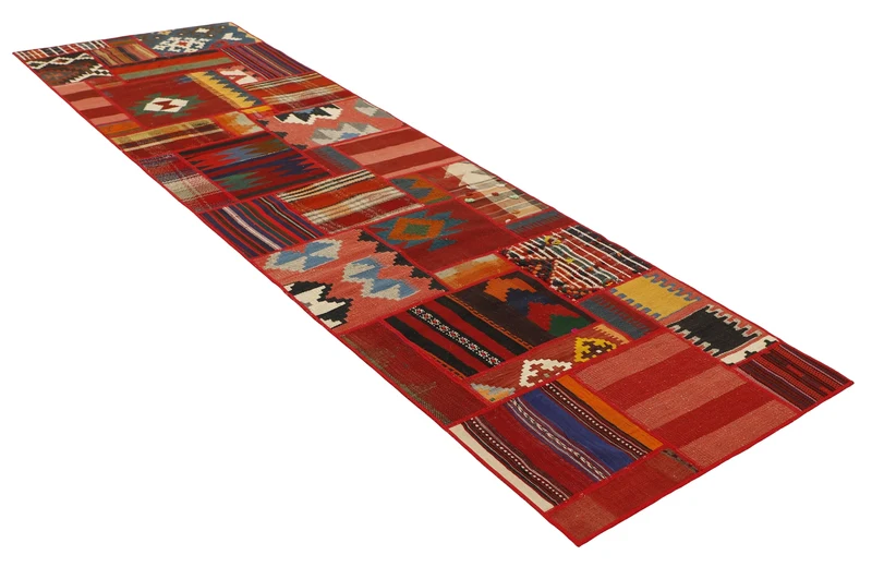 MY-RUG Teppich "Modern Patchwork " Geometrische Muster, Handgeknüpft