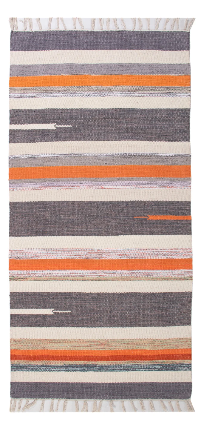 Kelim Modern Teppich 70x150cm - mehrfarbig