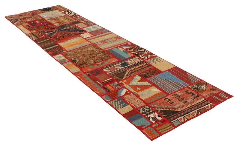 MY-RUG Teppich "Modern Patchwork " Geometrische Muster, Handgeknüpft