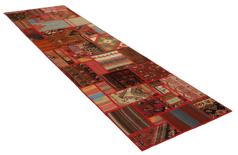 MY-RUG Teppich "Modern Patchwork " Geometrische Muster, Handgeknüpft