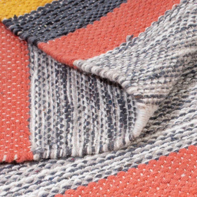 Kelim Modern Teppich 70x150cm - mehrfarbig