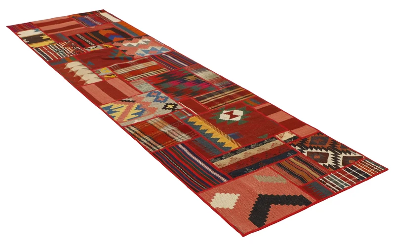 MY-RUG Teppich "Modern Patchwork " Geometrische Muster, Handgeknüpft