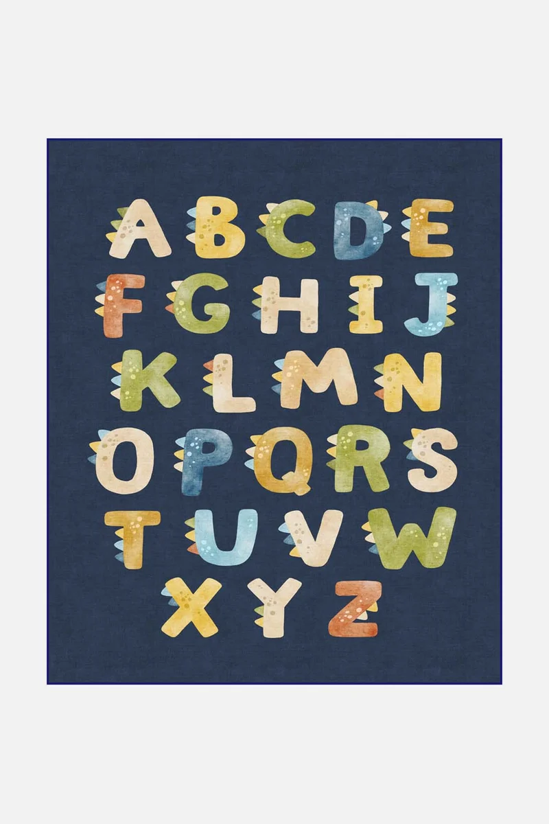 Dino Alphabet Teppich