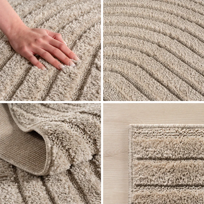 Carpettex Hochflor Teppich Shaggy Weich Skandi Boho