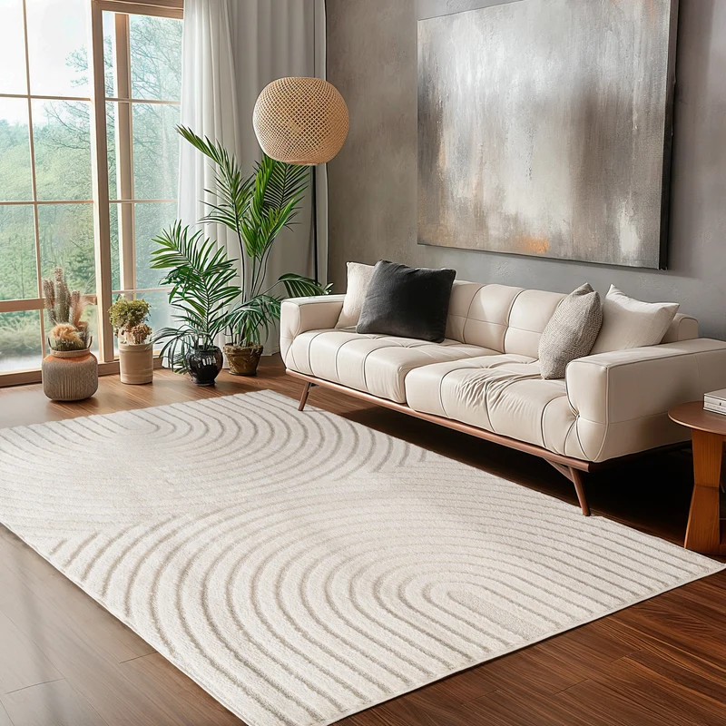 Carpettex Hochflor Teppich Shaggy Weich Skandi Boho
