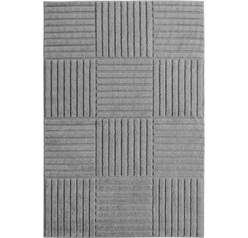 Carpettex Hochflor Teppich Skandi Boho Hoch-Tief Shaggy