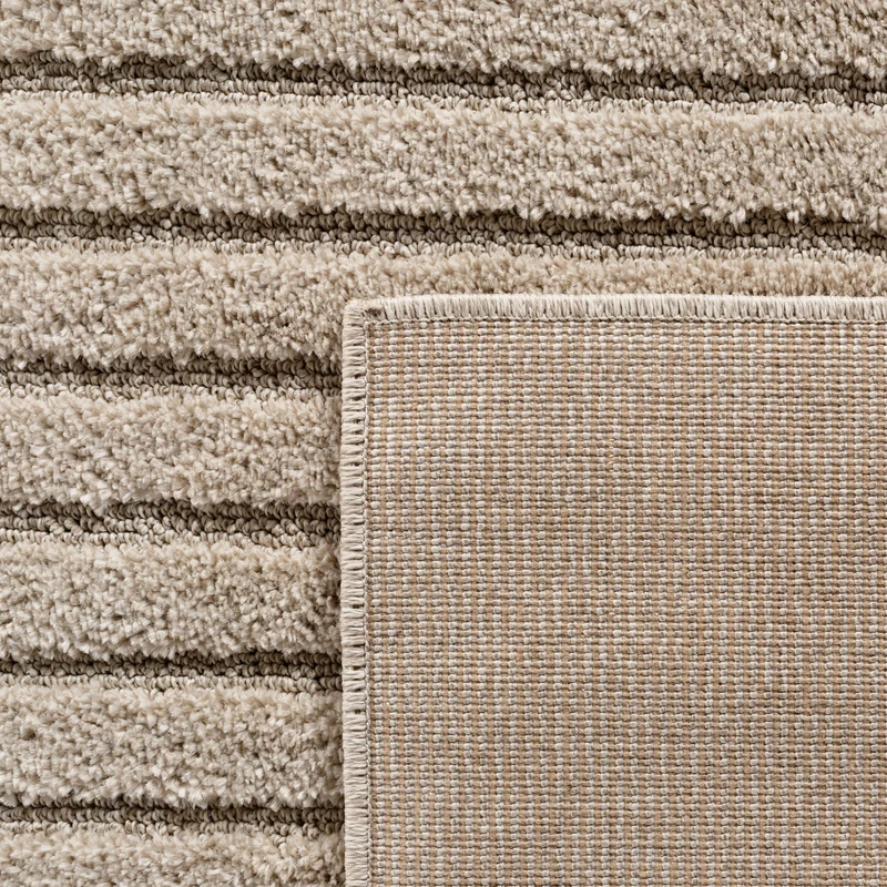 Carpettex Hochflor Teppich Skandi Boho Hoch-Tief Shaggy
