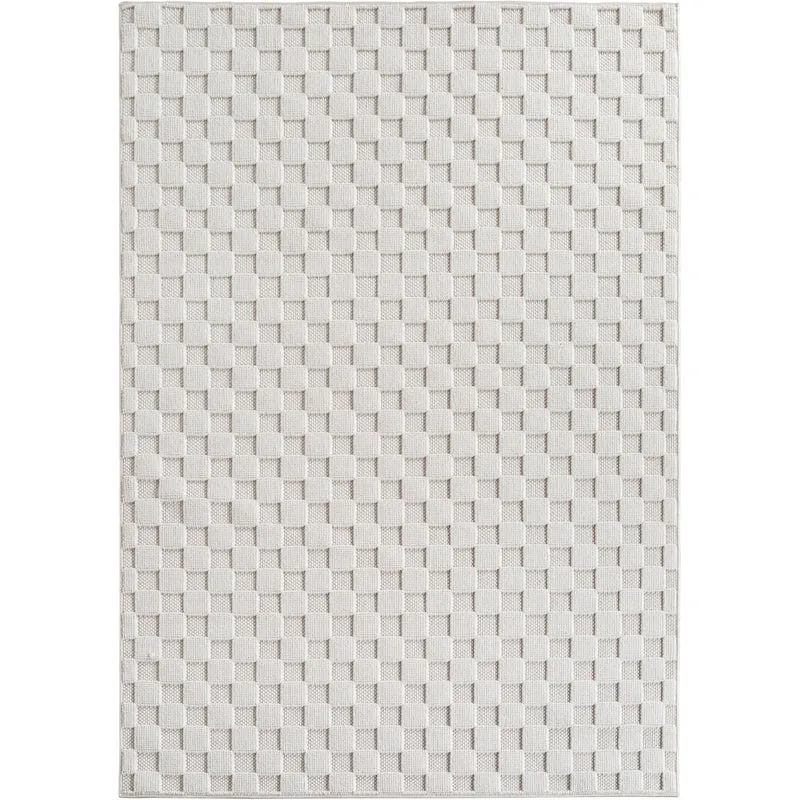 Carpettex Bouclé Teppich Schlingenflor Skandi Karo Weich