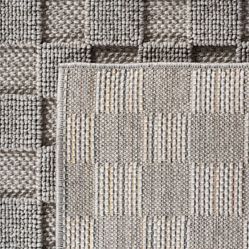 Carpettex Bouclé Teppich Schlingenflor Skandi Karo Weich