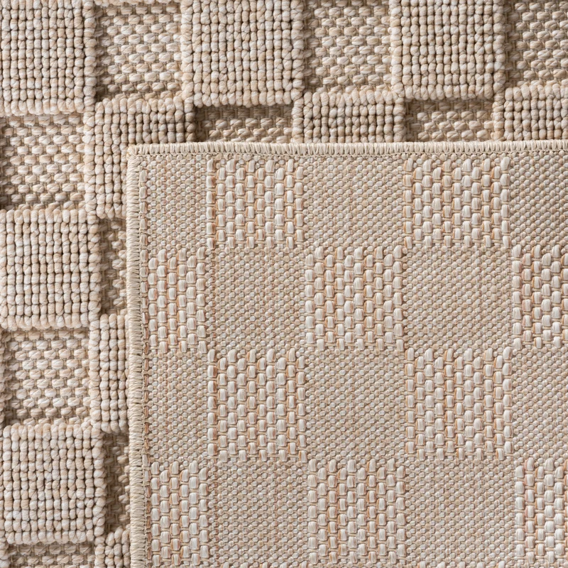 Carpettex Bouclé Teppich Schlingenflor Skandi Karo Weich