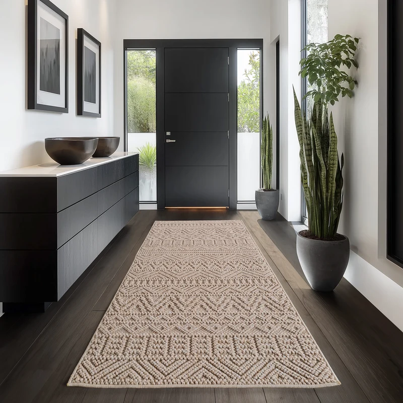 Carpettex Bouclé Teppich Schlingenflor Skandi Vintage Weich
