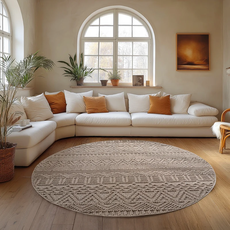 Carpettex Bouclé Teppich Schlingenflor Skandi Vintage Weich