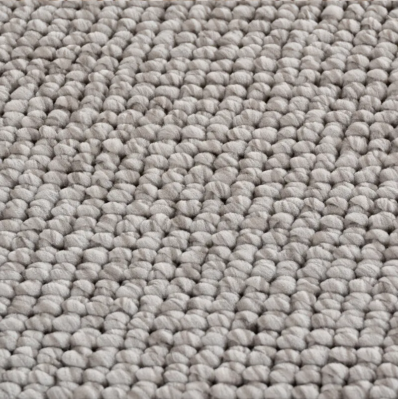 Carpettex Bouclé Teppich Schlingenflor Skandi Einfarbig Weich