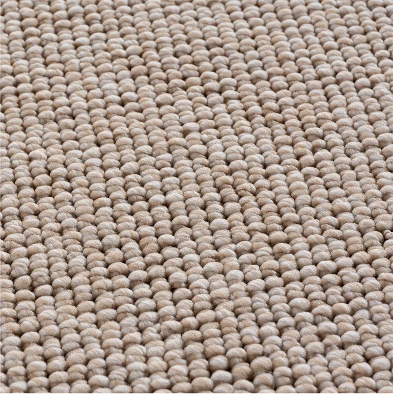 Carpettex Bouclé Teppich Schlingenflor Skandi Einfarbig Weich