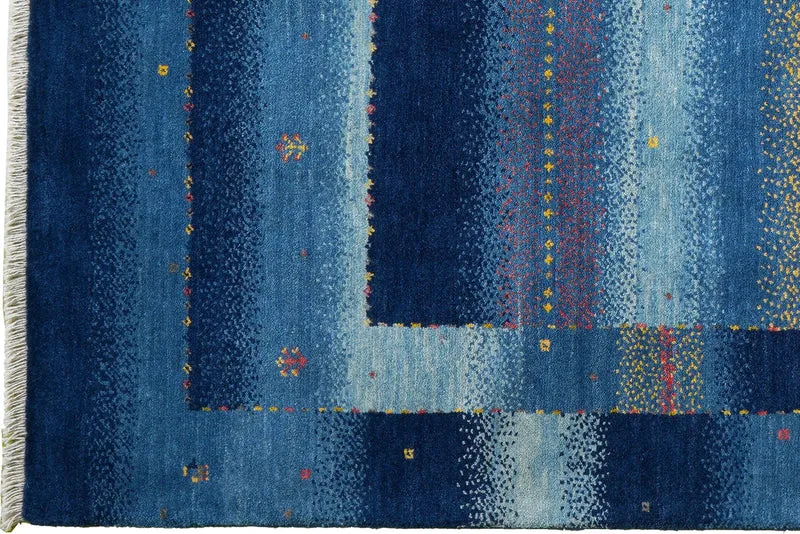 Rizbaf · Handgeknüpft – Blau, 204x149 cm