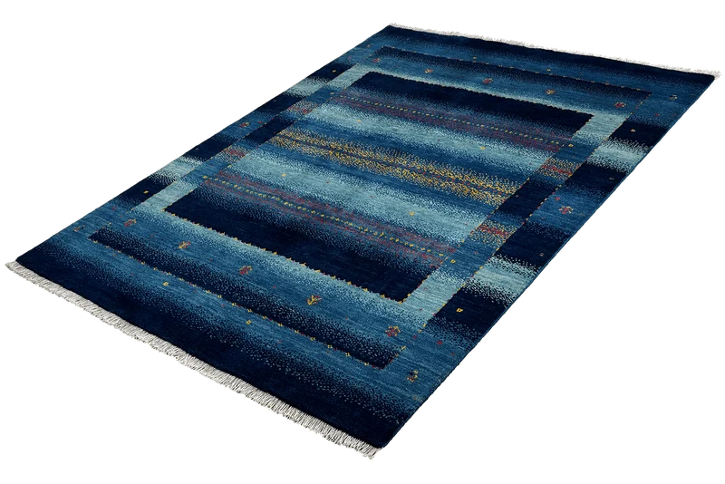 Rizbaf · Handgeknüpft – Blau, 204x149 cm
