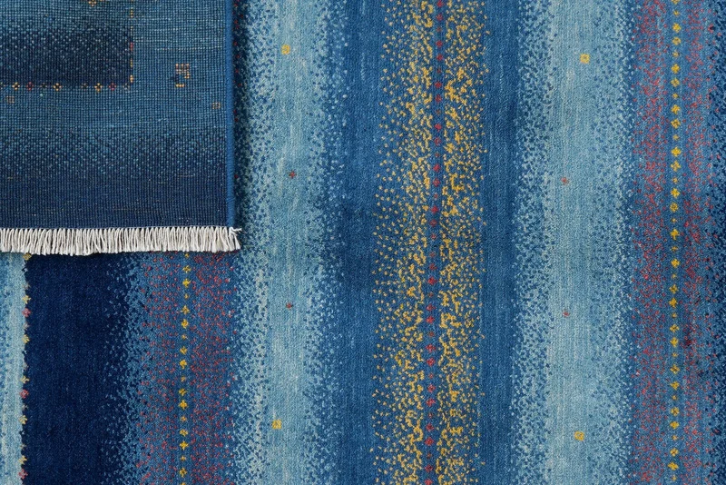 Rizbaf · Handgeknüpft – Blau, 204x149 cm