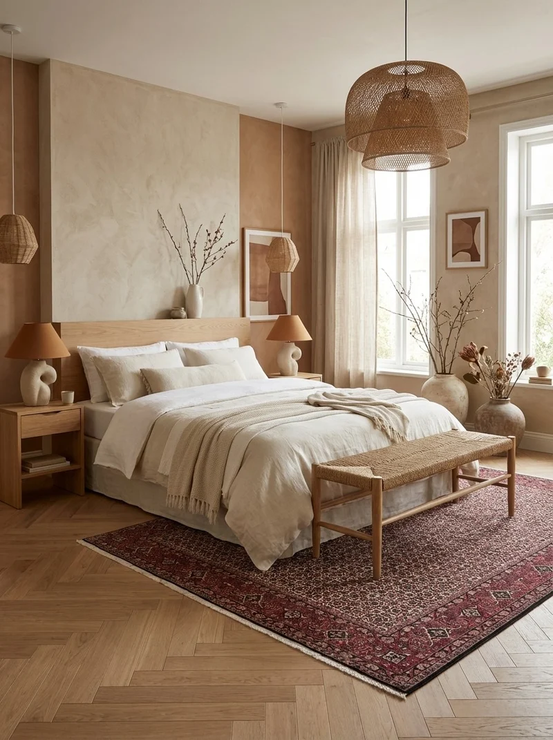 Bidjar · Handgeknüpft – Beige, 296x202 cm