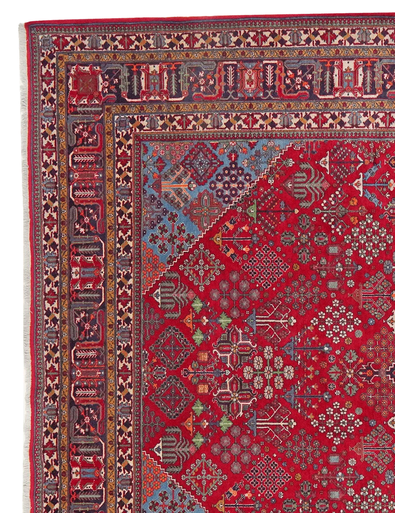 Khosrowabad · Handgeknüpft – Rot, 368x274 cm