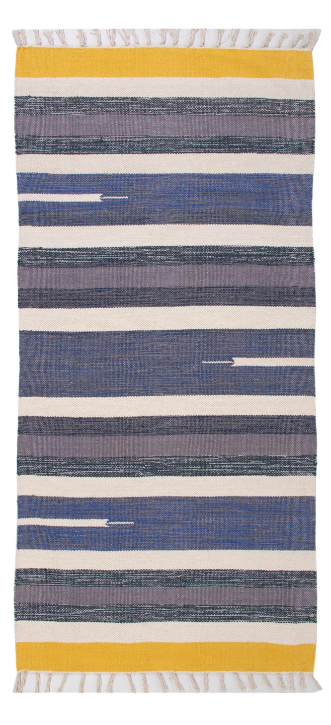 Kelim Modern Teppich 70x150cm - mehrfarbig