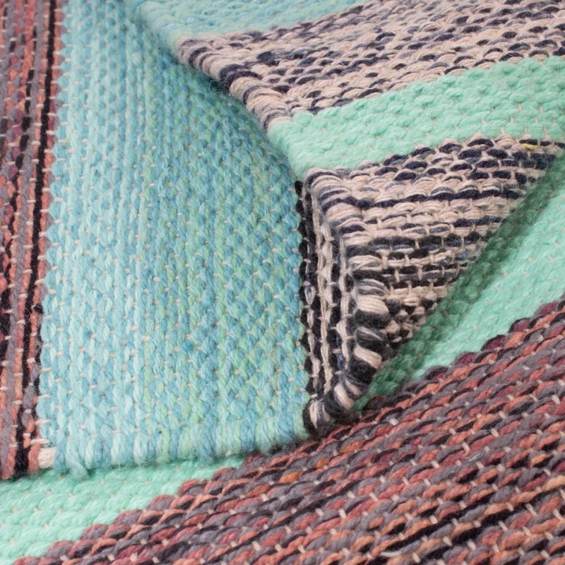 Kelim Modern Teppich 70x150cm - mehrfarbig