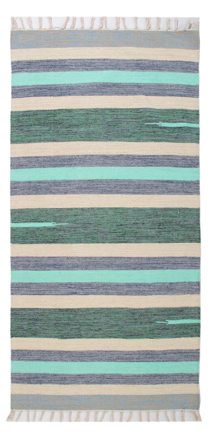Kelim Modern Teppich 70x150cm - mehrfarbig