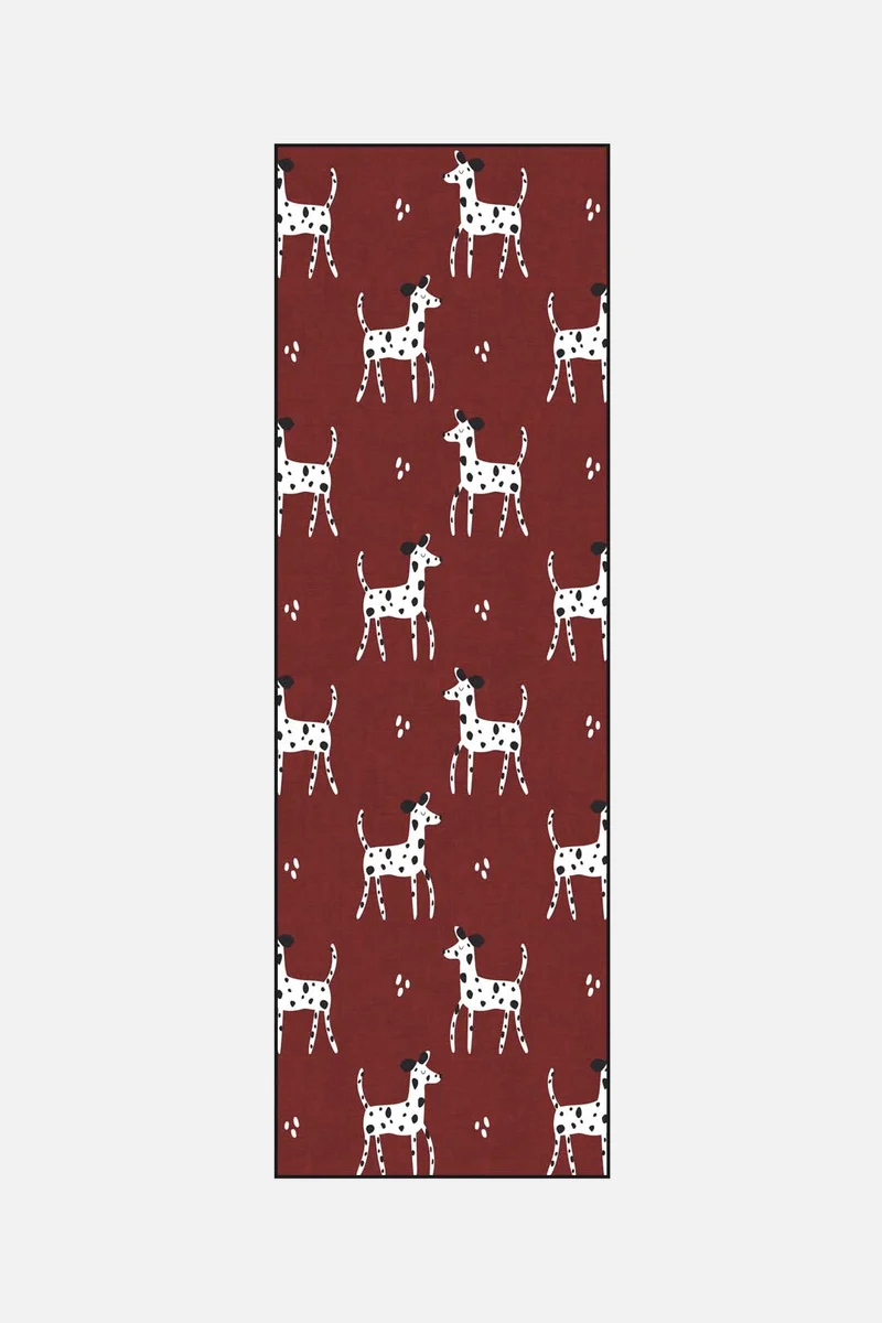 Dalmatiner Rot Teppich