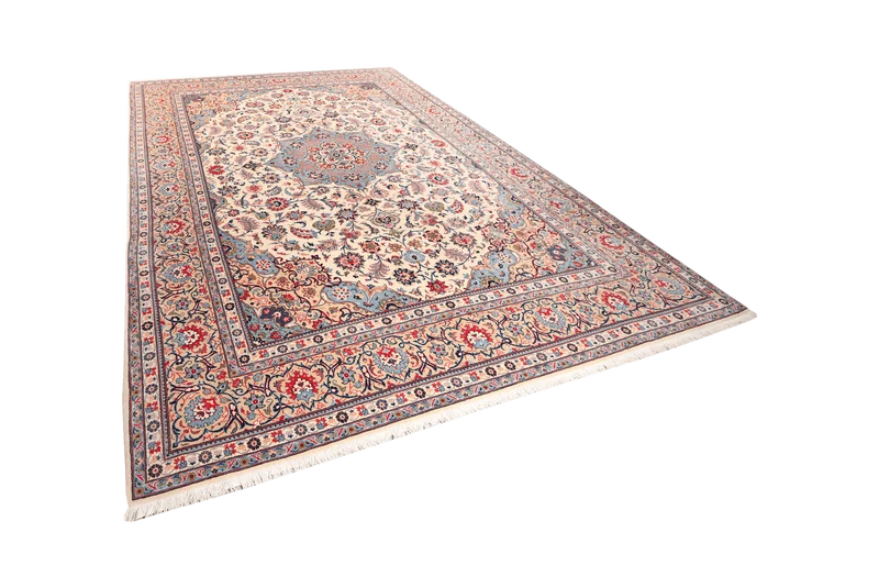 Kashan · Handgeknüpft – Braun, 389x271 cm