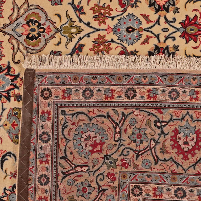 Kashan · Handgeknüpft – Braun, 389x271 cm