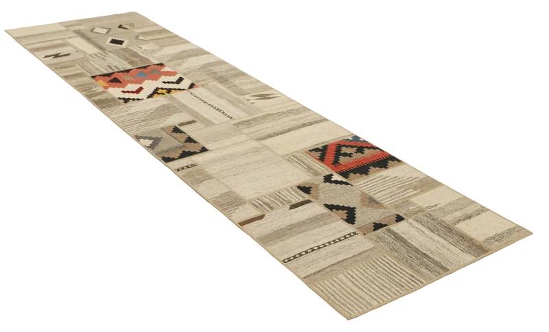 MY-RUG Teppich "Modern Patchwork " Geometrische Muster, Handgeknüpft
